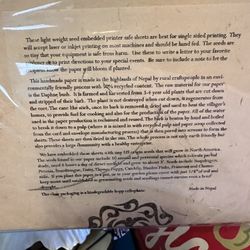 Specialty Handmade Paper