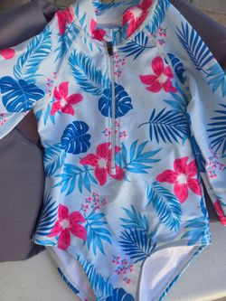 Girls Swimsuit and life Jacket