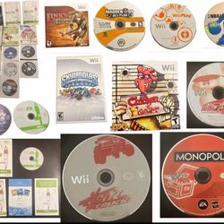 Nintendo Wii Game Lot CIB (26 Games Total) - Endless Ocean, Star Wars +More!