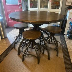 Pub Style Table And Chairs