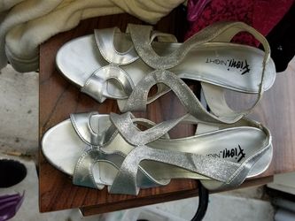 Silver heels