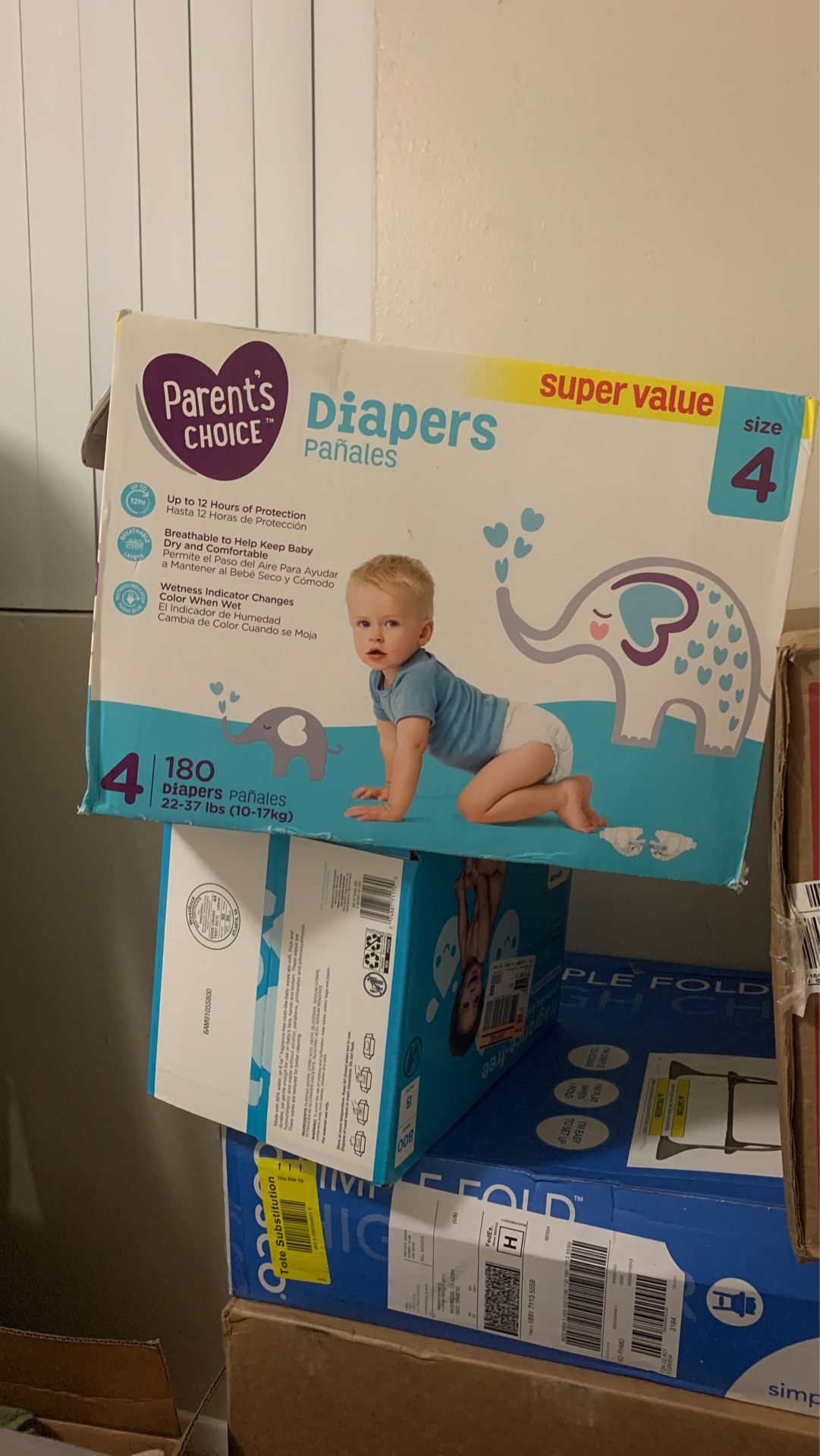 Parents choice Size 4 Diapers