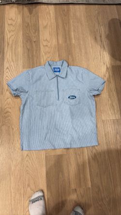Ford half zip short sleeve shirt