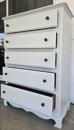 Beautiful wood dresser.