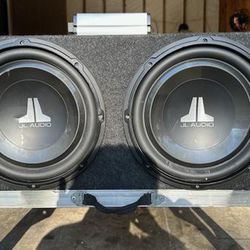 12" subwoofers box and amp