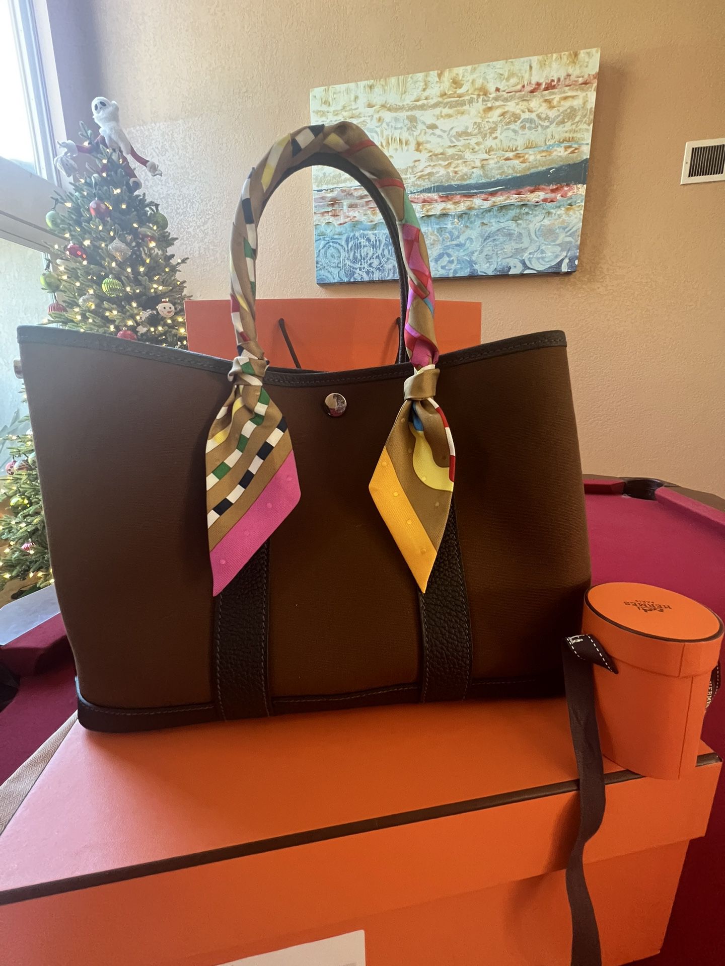 Authentic Brand New Hermes Garden Party 30