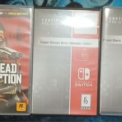 5 Used Nintendo Switch Games $20 each or less