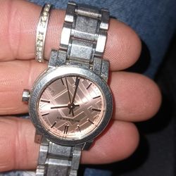 Burberry pink Diamonds Watch