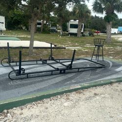 Ladder And Surfboard Rack For Truck