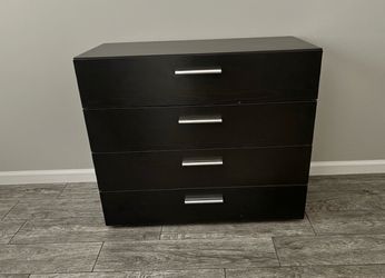 Black Wood Dresser.