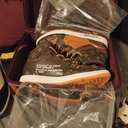 Off White Lv Jordan 1s With Box