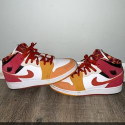 Jordan high top size 7Y