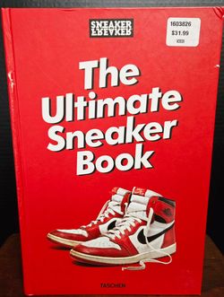 hardcover copy of Sneaker Freaker The Ultimate Sneaker Book published by Taschen