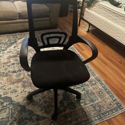 black office chair adjustable 