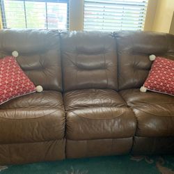 Leather Sofa/Loveseat