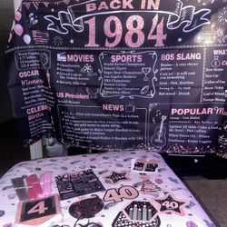 Back In 1984$ 🎀🎉💕 Happy Birthday Set!
