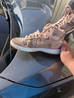 Nike Dunk High Desert Camo Size 8