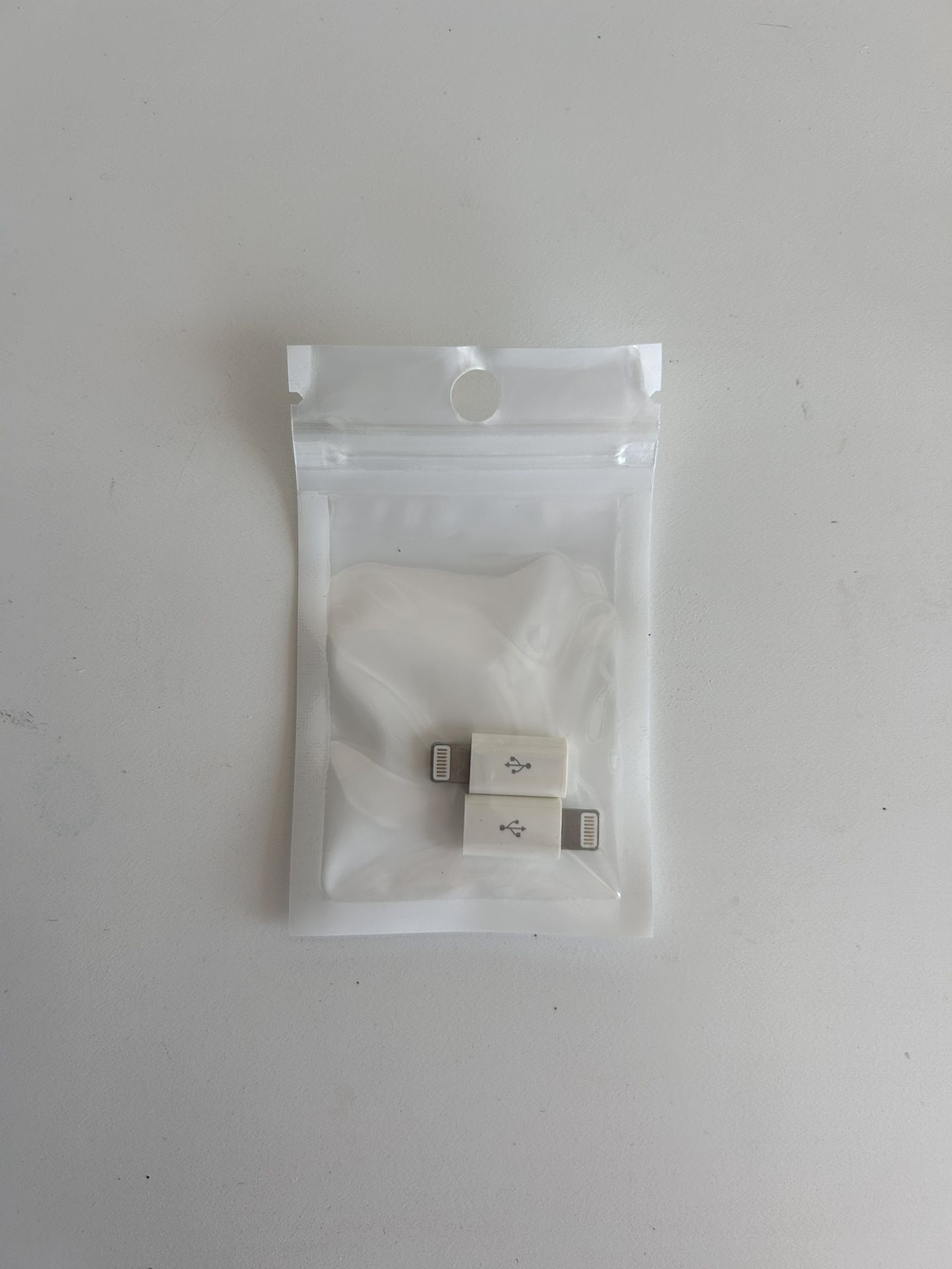 2 Micro USB (Female) to Lightning (Male) Adapter