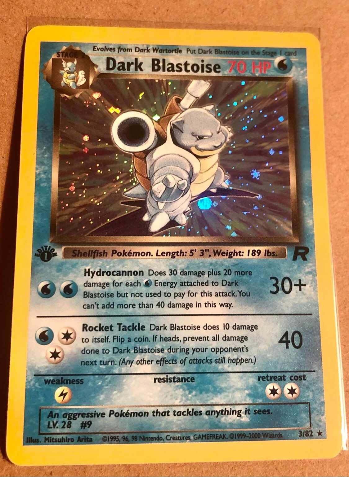 Dark Blastoise 1st Edition Holo And 1st Edition Non Holo. MINT -  www.toquedesaborminas.com.br
