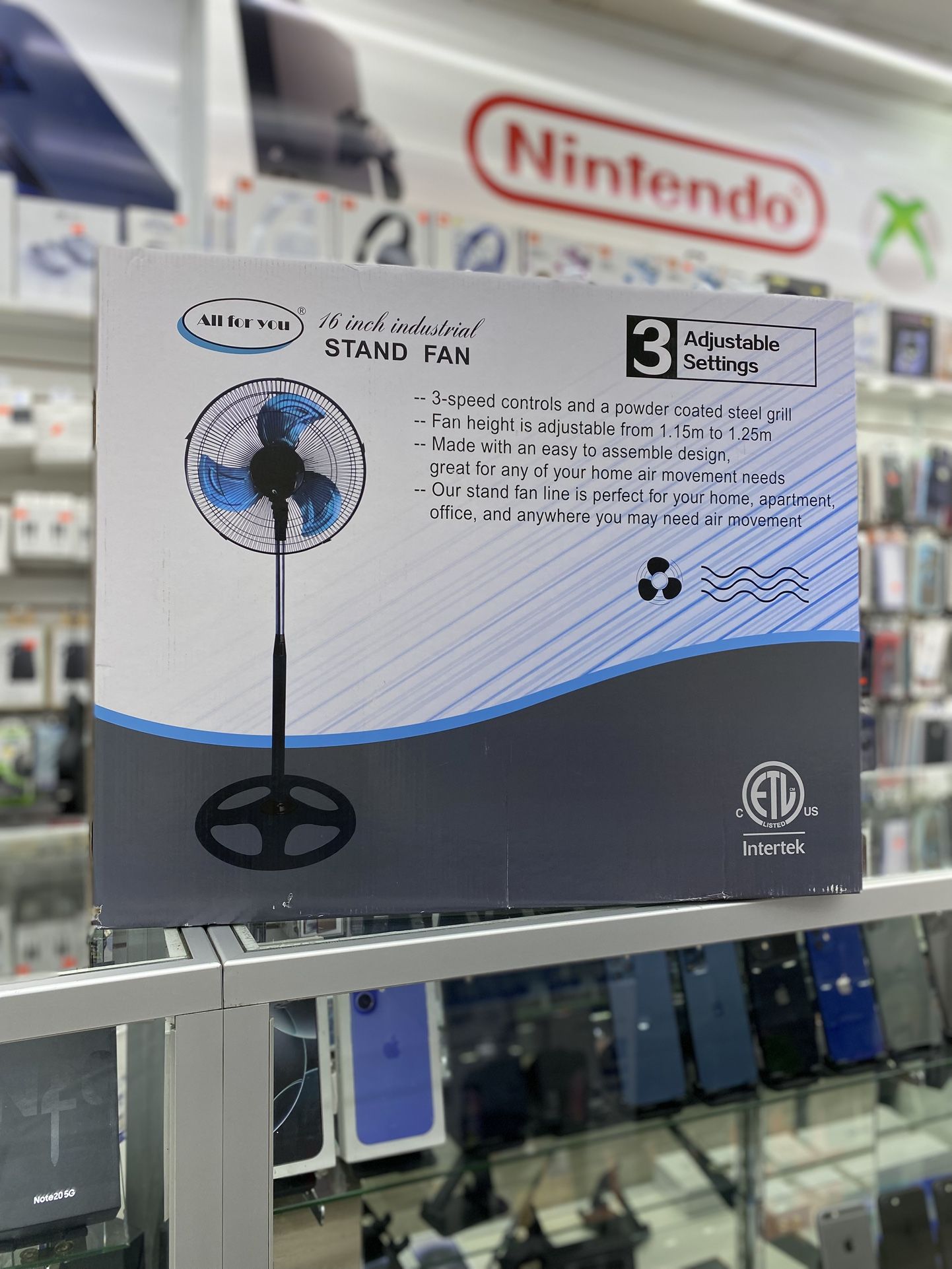 16 Inch Industrial Stand Fan