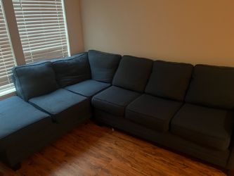 Blue couch