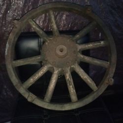 Antique Model T Wooden Wheel