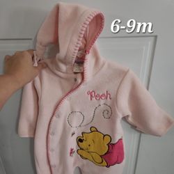 Vintage Winnie The Pooh Baby Snowsuit 