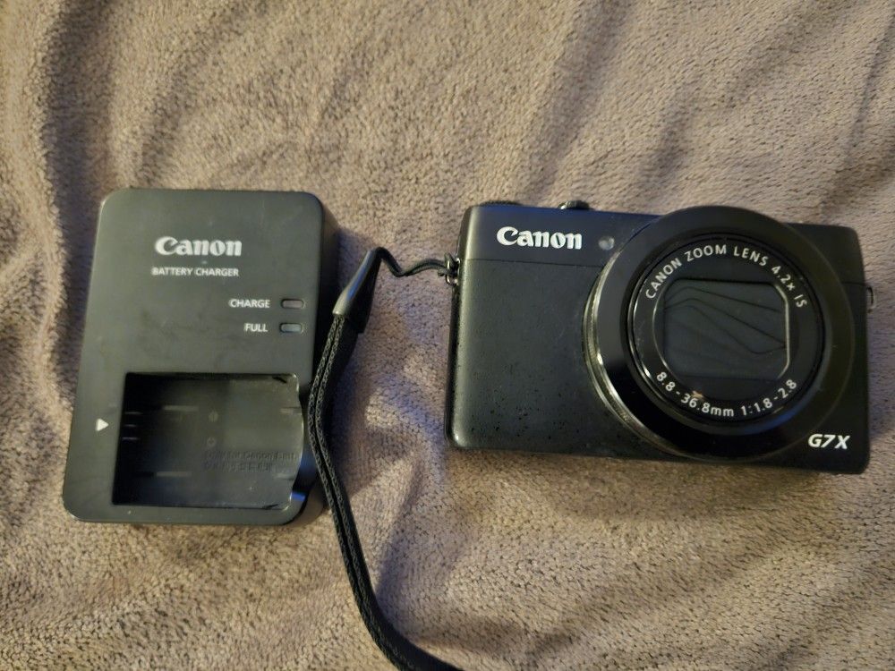 Canon PowerShot G7X  Digital Camera 20.2MP WIFI NFC Compact 100% Working