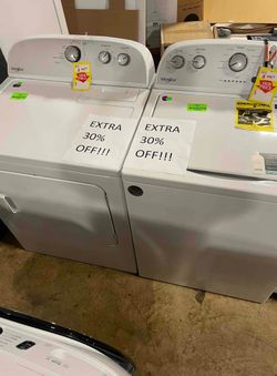 whirlpool washer and dryer set 