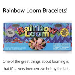 Rainbow Loom & Box of Supplies 