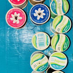 Lot Of 22 Vintage Thread For Sewing By Hand Or Machine 
