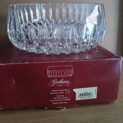Luxurios Gorham  Althea CRYSTAL BOWL 
