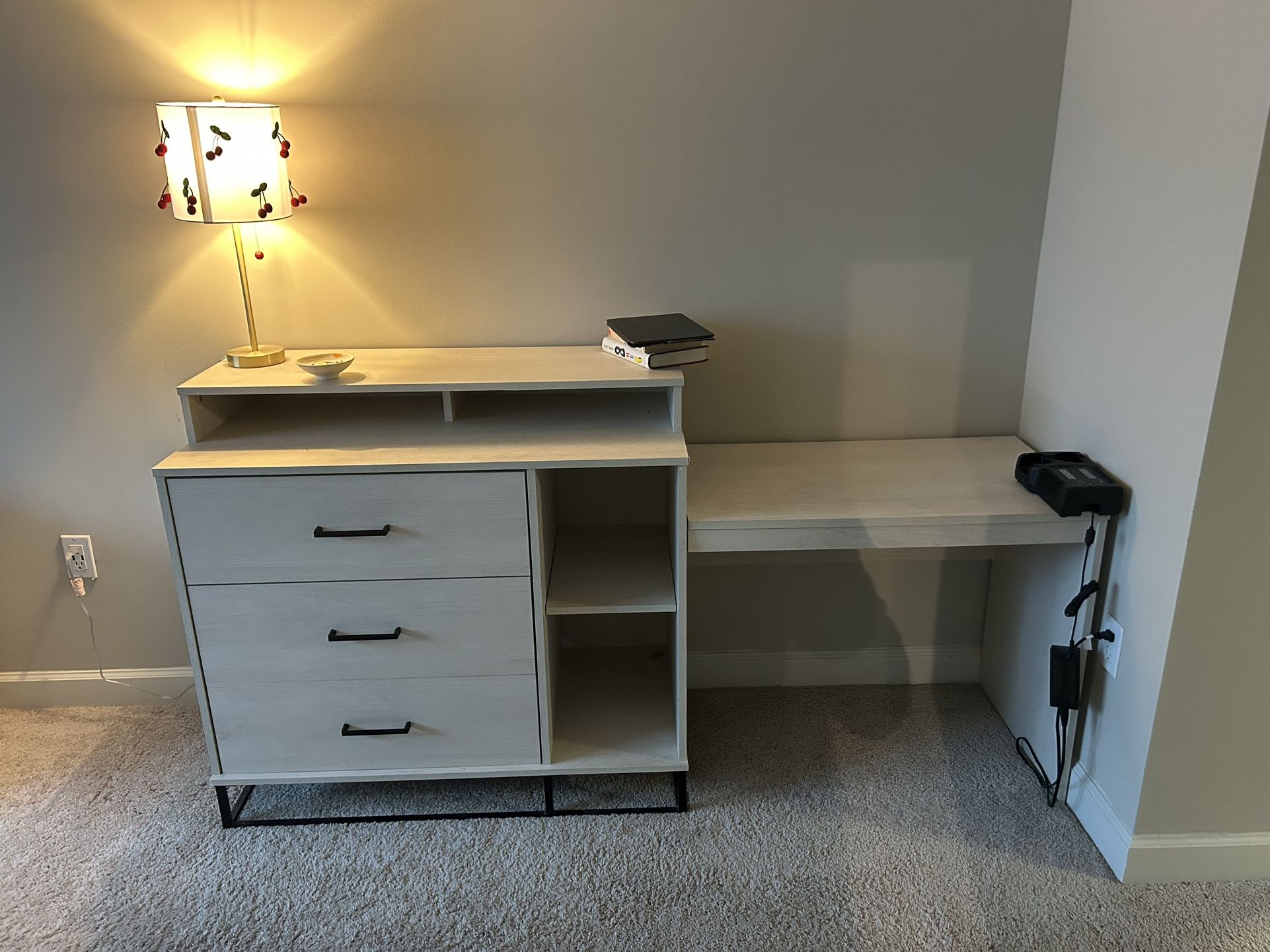 Dresser With Desk Attached 