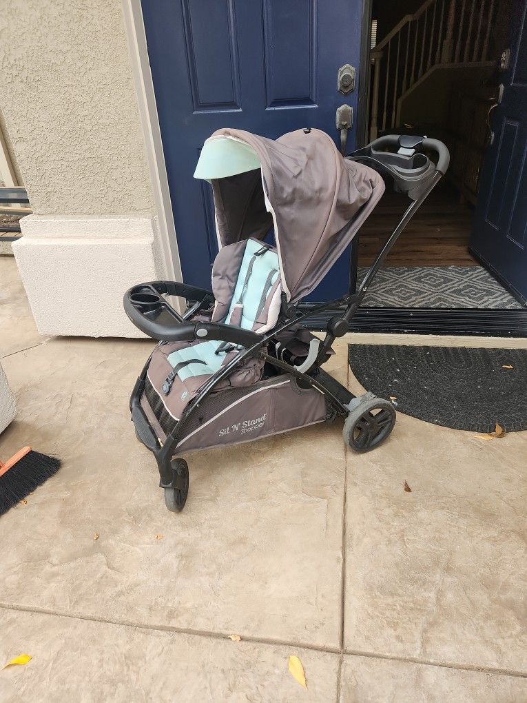 Sit N Stand Shopper Stroller 