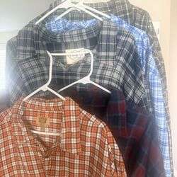 (5) Men’s 4XLT Flannel Shirts