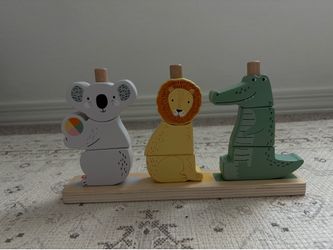 Wooden Stackable Animal Puzzle