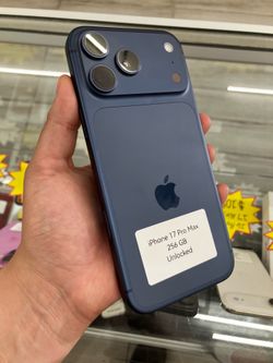 Navy blue iPhone 17 pro max unlocked cash or $50 down