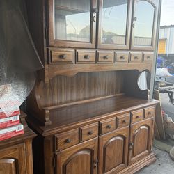 Oak Hutch