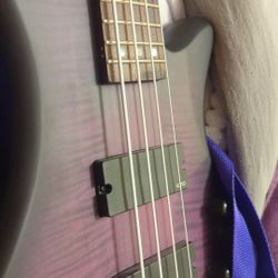 Schecter Guitar Research Limited-Edition Stiletto Studio-4 Bass Transparent Purple Burst