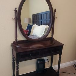 Vanity Table and Mirror