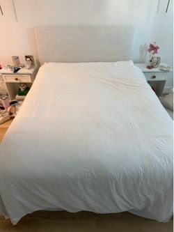 Headboard, Mattress, frame (sold together)