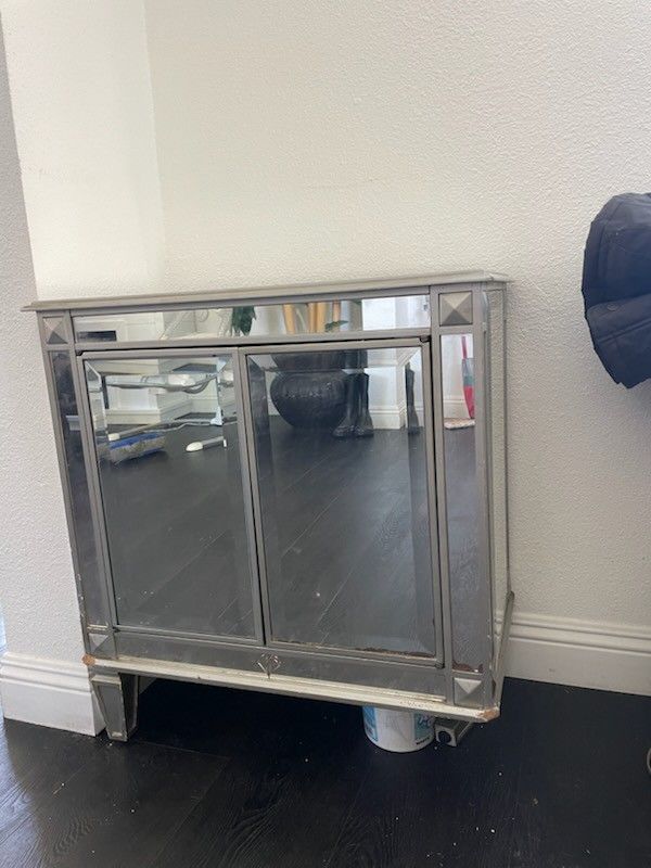 Glass End Table