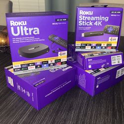 Roku Ultra 4k & Roku Streaming Stick 4k