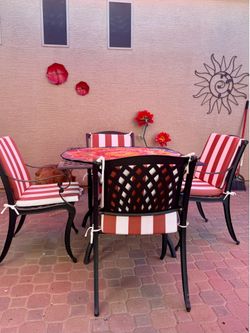 Metal patio furniture