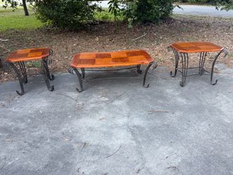 Coffee table and end tables