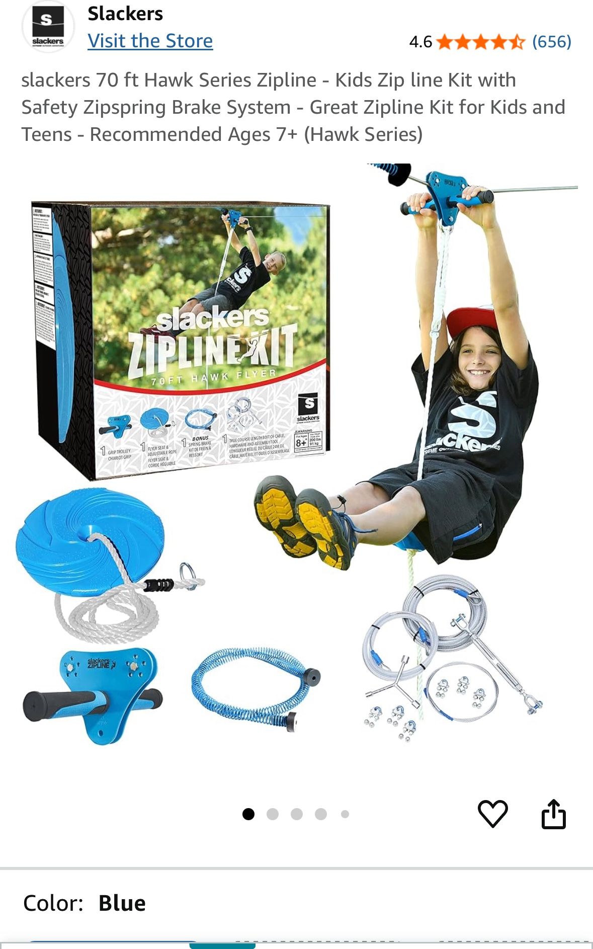 Kids Zip Line Kit