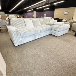 Ashley Milenium Stupendous Oversized Sofa Chaise - Grey