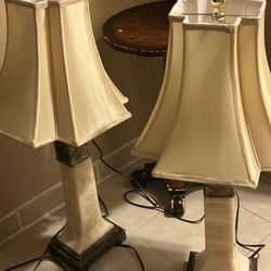 Large Marble Lamps