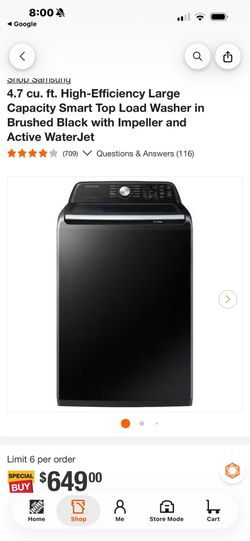 Lavadora Samsung