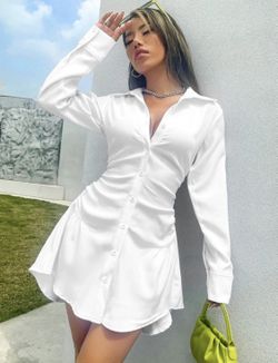 White Shirt Dress